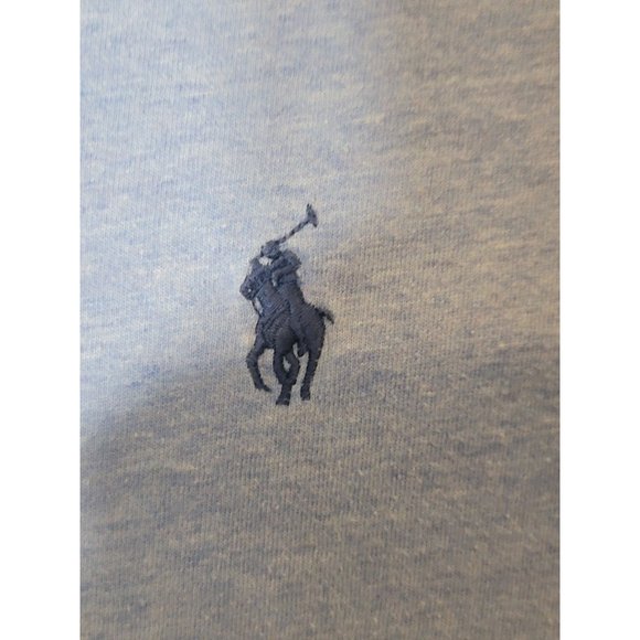 Polo Ralph Lauren V Neck Powder Blue Tee Shirt Short Sleeves‎ Size Large Men's - Picture 5 of 5